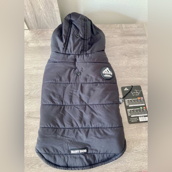 NWT Babydog Coat Black for puppy or car or small dog - Picture 2 of 10